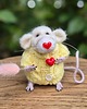 figurki i rzeźby Myszka filcowana wys ok10cm 1