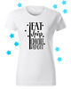 t-shirt damskie T-shirt Biała koszulka z napisem "Eat Sleep Crochet Repeat" Folia Flex 1