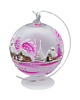 ozdoby choinkowe Bombka Lampion ze stojakiem: Różowa Zima 1