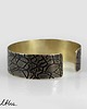 bransoletki wire wrapping Pajęczyna - mosiężna bransoletka 2