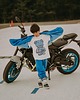 t-shirty dla chłopców T-shirt oversize Blue Teddy 5