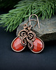 kolczyki wire wrapping Kolczyki z jaspisem 6