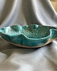 miski i misy Turkusowa misa ceramiczna z koronką 2