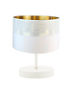lampy stołowe Czarno-miedziana lampa stołowa w stylu glamour AWINION GLAM 6