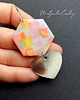 kolczyki z masy plastycznej Kolczyki pastel love no1 3