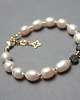 bransoletki z kamieni naturalnych Pearls /light rose/ vol. 2 perły naturalne - bransoletka 1