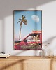 plakaty Plakat Miami - Kolaż minimalistyczny 8