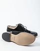 półbuty damskie Skórzane półbuty jazzówki Zapato model 246 czarny lakier+welur 4