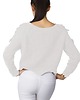 swetry damskie  Sweter - crop ze sznurowaniem 1