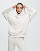 bluza z kapturem damska Bluza hoodie STUDIO Bianco damska 3