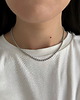 złote naszyjniki Srebrny naszyjnik choker KULKA 4