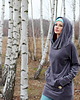 bluza z kapturem damska Candy Long hoodie zebra 1