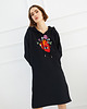 bluza z kapturem damska Sukienka bluza "serce" 2