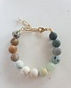 bransoletki z kamieni naturalnych Bransoletka FANABERIA KULKI labradoryt, howlit, jaspis, amazonit. akwamaryn 1