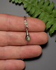 chokery Delikatny krótki naszyjnik kropla labradoryt wire wrapping 3