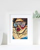 grafiki i ilustracje Lady in glasses 1