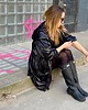 kurtki damskie Parka  Classic BLACK 2