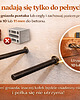 półki Półka drewniana wisząca na ścianę z żywą krawędzią grubość 38 mm 7