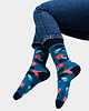 skarpetki męskie Skarpetki żurawie niebieskie skarpetki we wzory Kabak 4