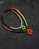 korale Naszyjniki w stylu Boho bajecznie kolorowy Optymistyczny prezent  handmade 3