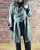 saszetka nerka Nerka "Haru" zielona bawełna canvas mix 3