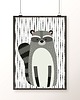 obrazy i plakaty do pokoju dziecięcego Zestaw plakatów / WOODLAND FRIENDS A4 3