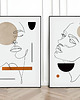 plakaty Zestaw plakatów - One Line geometria 5