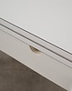 stoły Stół biały rozkładany, włoski design, lata 80, produkcja: Włochy 4