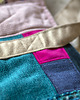 torby na zakupy Shopperka no waste handmade patchwork unikatowa torba z resztek tkanin 2