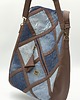 torby XXL Duża torba jeansowa typu patchwork  Mieści A4  Crossbody 2