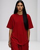 bluzki kimonowe damskie T-shirt czerwony  YY500330 3