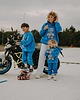 bluza z kapturem damska Bluza oversize Blue Teddy dla mamy i taty 5