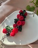 bransoletki - inne Bransoletka maliny, czarna porzeczka, handmade 2