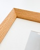 ramki na zdjęcia Gruba ramka z litej czereśni - skośny profil , minimalistyczna ramka drewniana 5