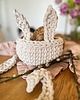 ozdoby wielkanocne PODKŁADKI  Bunny + Koszyczek 2
