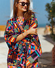 sukienki maxi damskie Kimono różowe Dreamer 4