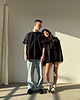 t-shirty męskie T-Shirt Oversize FLOW Black 6
