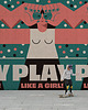 plakaty Plakat, Play Like a Girl, dziewczyna, tenis, tenisistka 2