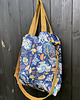 torby XXL Torba na ramię XXL - print jesienne kwiaty 2