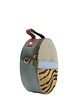 torby na ramię Torebka listonoszka skórzana okrągła skóra naturalna elegancka eko OLIVKA 2