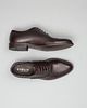 buty męskie Ciemnobrązowe buty męskie oxfordy b002 sznurowane 1