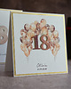 kartki scrapbooking Kartka urodzinowa z pudełkiem i ozdobną kopertą, BH 20 1