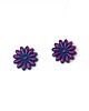 kolczyki z masy plastycznej Kolczyki na sztyfcie kwiaty FLORA 1