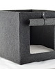 legowiska dla psów i kotów Legowisko dla kota regał  Ikea KALLAX grafit 2
