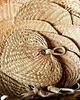 makramy Liść palmowy dekoracja 32x33cm boho wachlarz 3