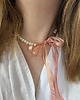 naszyjniki - inne Naszyjnik Pearl & Silk Rose 5