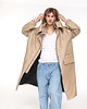 płaszcze i kurtki męskie Parka Longline Hoodie Oversize mocca 4