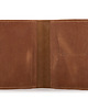 portfele męskie Portfel Slim Wallet na dokumenty i karty brąz 6