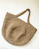 torby na ramię Torba kosz ze sznurka jutowego beżowa 2