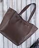 torby na ramię TORBA SHOPPER SKÓRZANA DAMSKA NA RAMIĘ BRĄZOWA PAOLO PERUZZI IN-64-BR 5